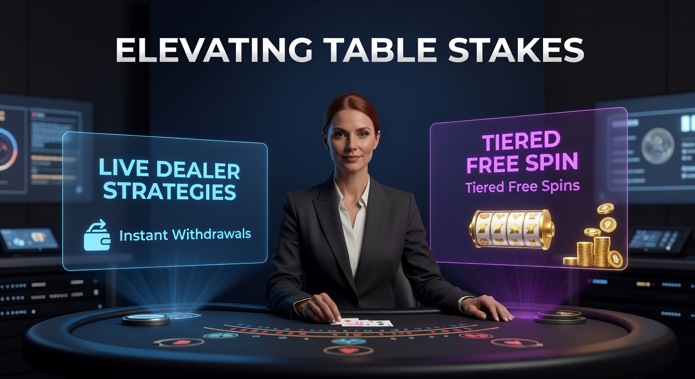 Grafik zu Sofort-Auszahlungen und Free-Spin-Stufen in einem Live-Casino-Dashboard