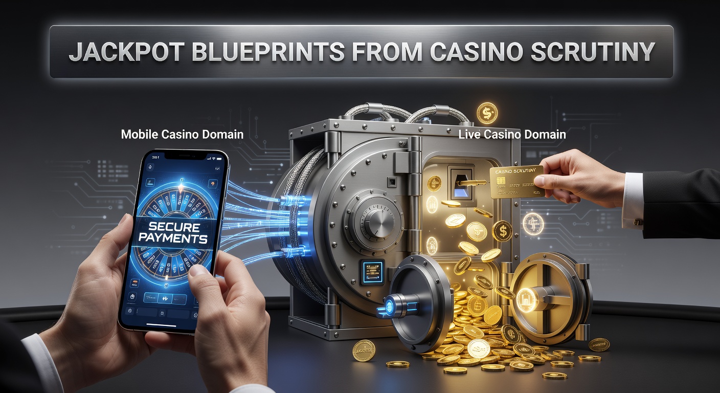 Grafik zeigt verschlüsselte Zahlungsschlüssel, die einen Jackpot-Tresor in einem mobilen Casino öffnen, umgeben von Live-Dealer-Elementen und Bonus-Symbolen