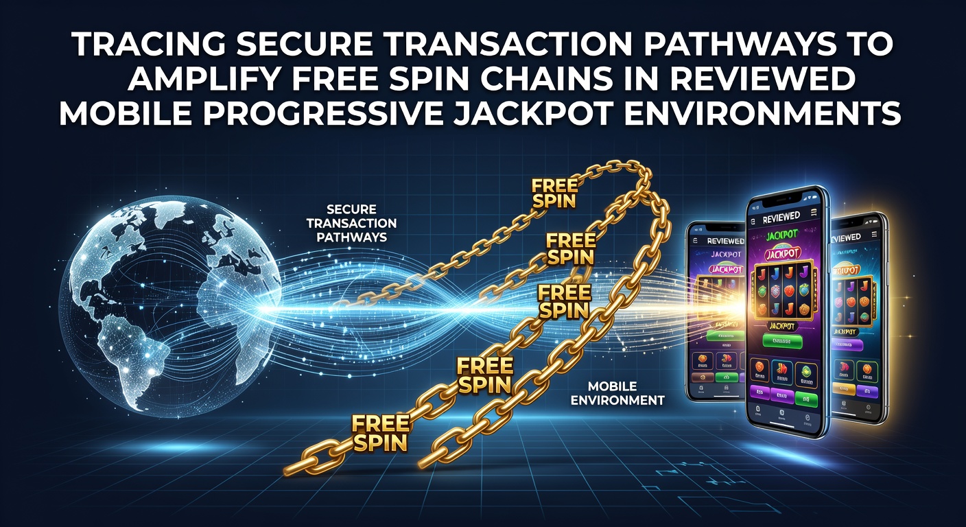 Illustration sicherer Transaktionspfade in mobilen Casino-Umgebungen mit Fokus auf Free Spins und Jackpots